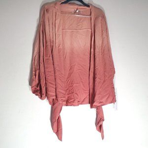 YFB Tie Dye Front Knot Cardigan M